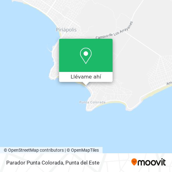 Mapa de Parador Punta Colorada