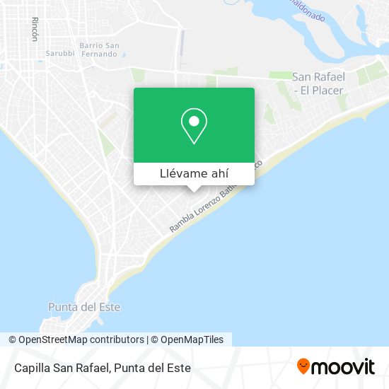 Mapa de Capilla San Rafael
