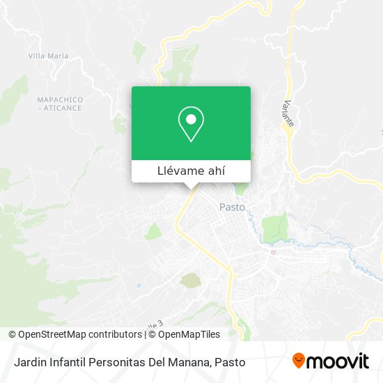 Mapa de Jardin Infantil Personitas Del Manana