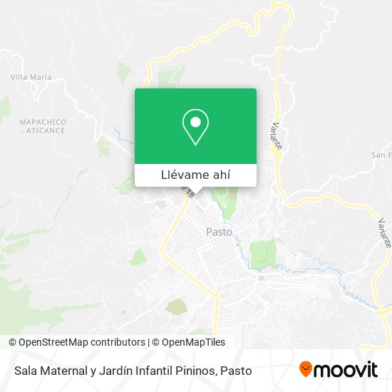 Mapa de Sala Maternal y Jardín Infantil Pininos