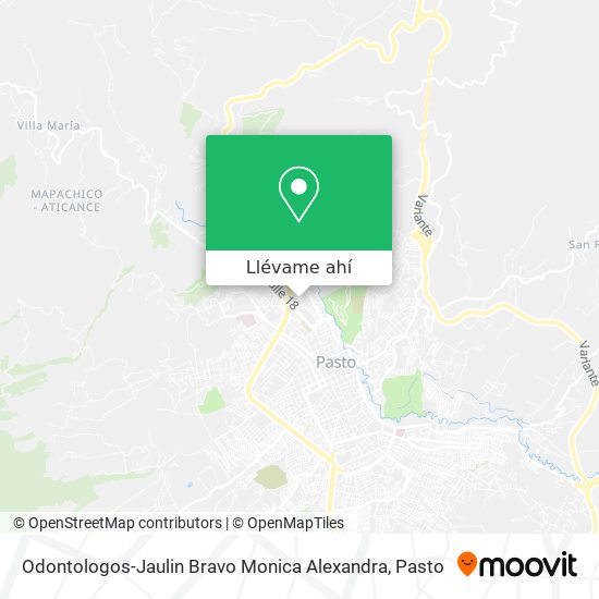 Mapa de Odontologos-Jaulin Bravo Monica Alexandra