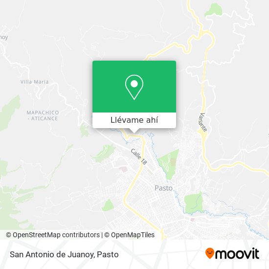 Mapa de San Antonio de Juanoy