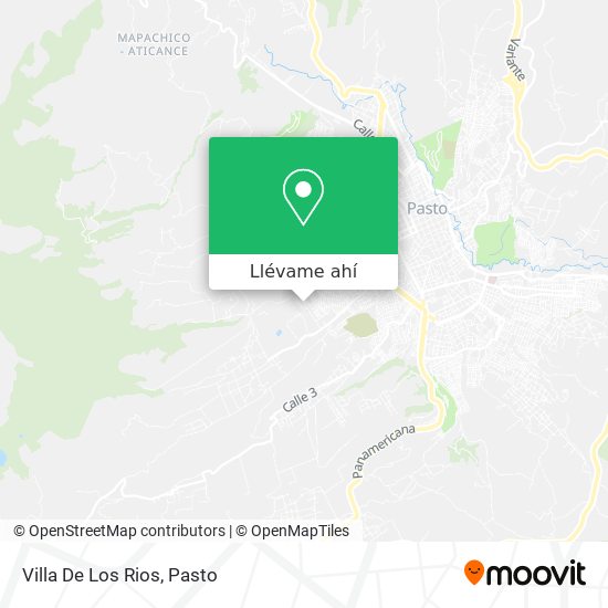 Mapa de Villa De Los Rios