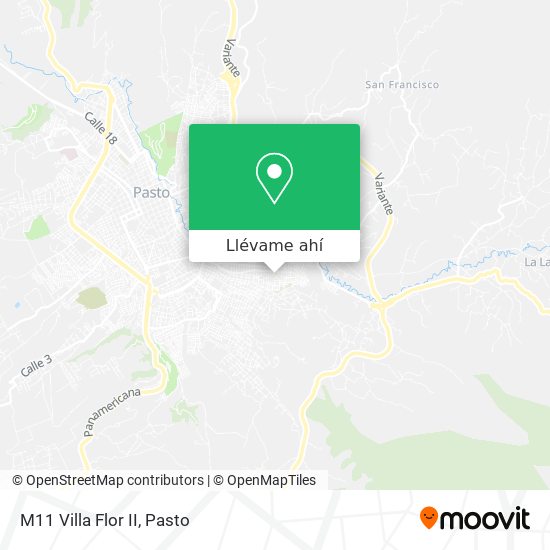 Mapa de M11 Villa Flor II