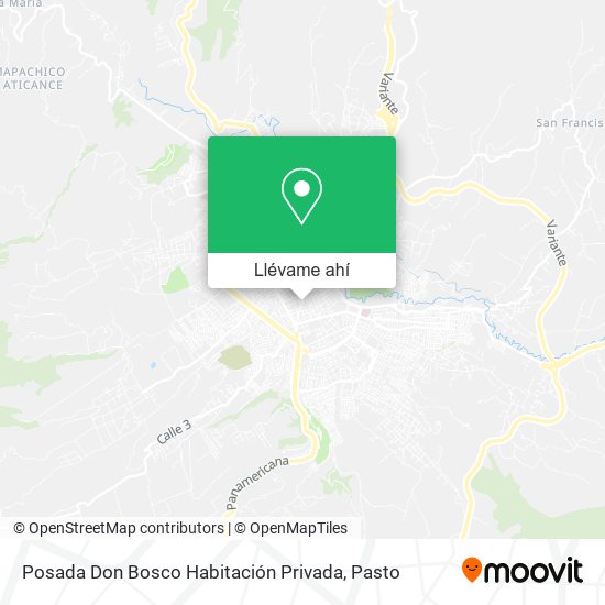 Mapa de Posada Don Bosco Habitación Privada