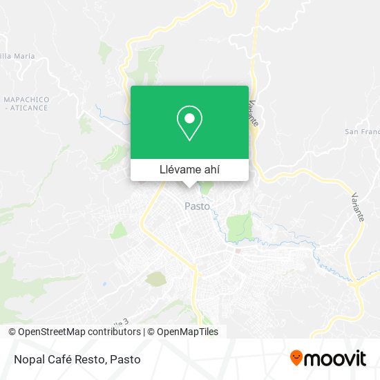 Mapa de Nopal Café Resto