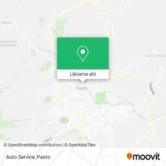 Mapa de Auto Service