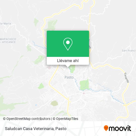 Mapa de Saludcan Casa Veterinaria