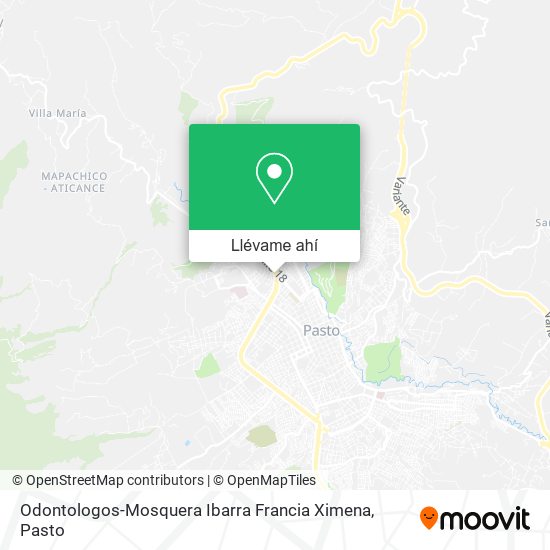 Mapa de Odontologos-Mosquera Ibarra Francia Ximena