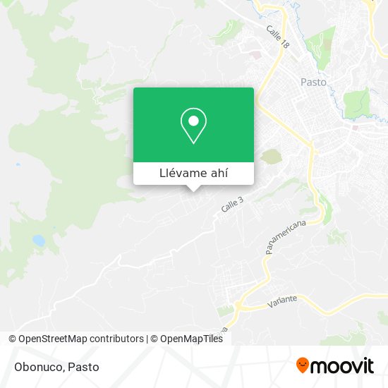 Mapa de Obonuco