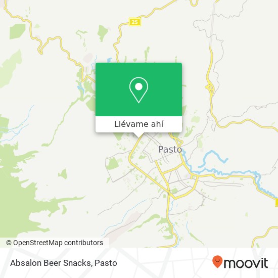 Mapa de Absalon Beer Snacks, Comuna 8, Pasto, 520001