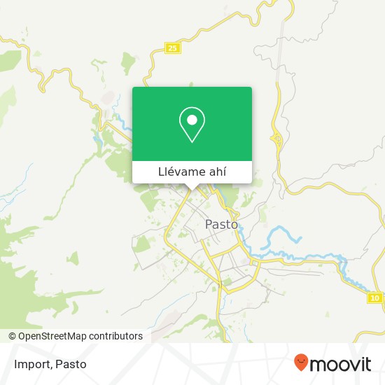 Mapa de Import, 35 Carrera 35 16B Comuna 9, Pasto