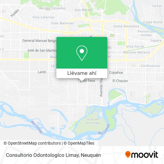 Mapa de Consultorio Odontologíco Limay