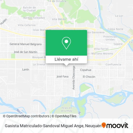 Mapa de Gasista Matriculado-Sandoval Miguel Ange