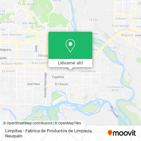 Mapa de Limpitus - Fabrica de Productos de Limpieza