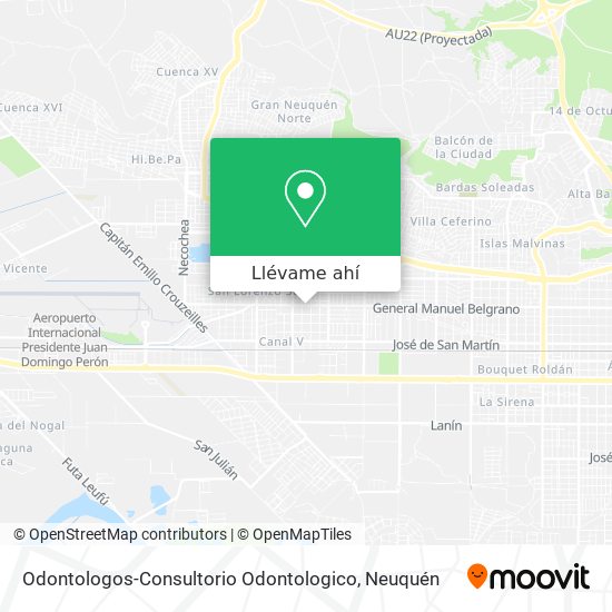 Mapa de Odontologos-Consultorio Odontologico