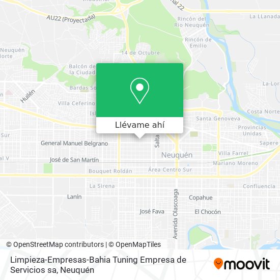 Mapa de Limpieza-Empresas-Bahia Tuning Empresa de Servicios sa