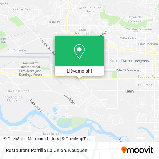 Mapa de Restaurant Parrilla La Union