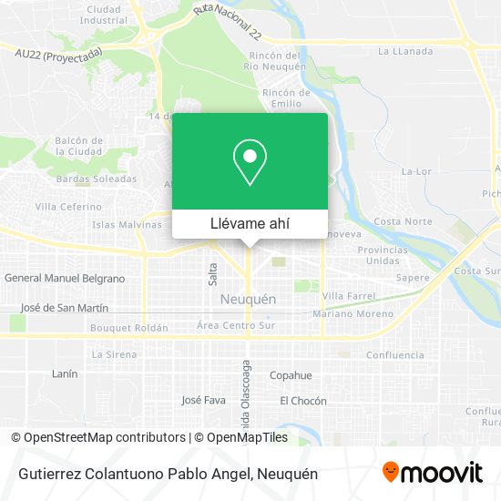 Mapa de Gutierrez Colantuono Pablo Angel