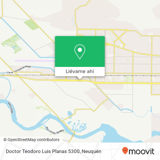 Mapa de Doctor Teodoro Luis Planas 5300
