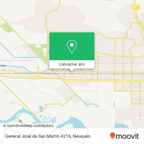 Mapa de General José de San Martín 4216
