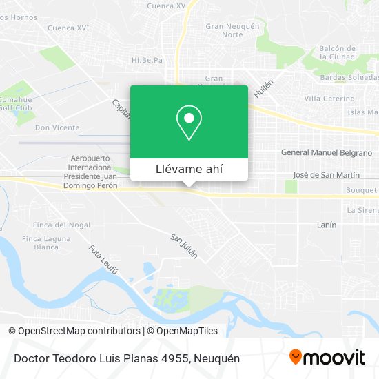 Mapa de Doctor Teodoro Luis Planas 4955