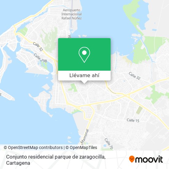 Mapa de Conjunto residencial parque de zaragocilla