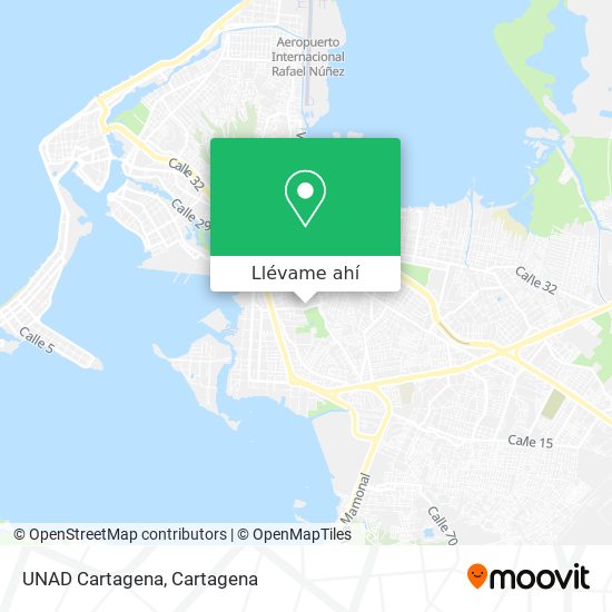 Mapa de UNAD Cartagena