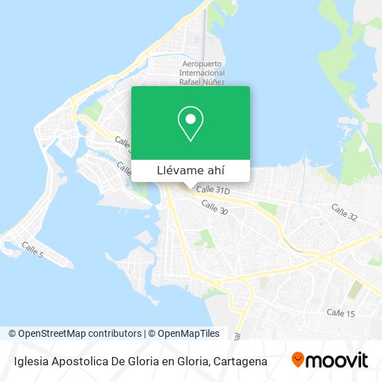 Mapa de Iglesia Apostolica De Gloria en Gloria