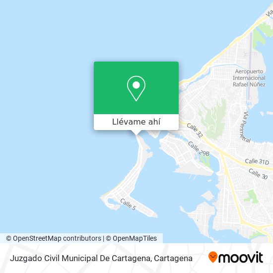 Mapa de Juzgado Civil Municipal De Cartagena