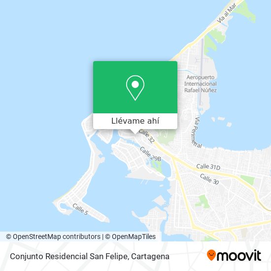 Mapa de Conjunto Residencial San Felipe