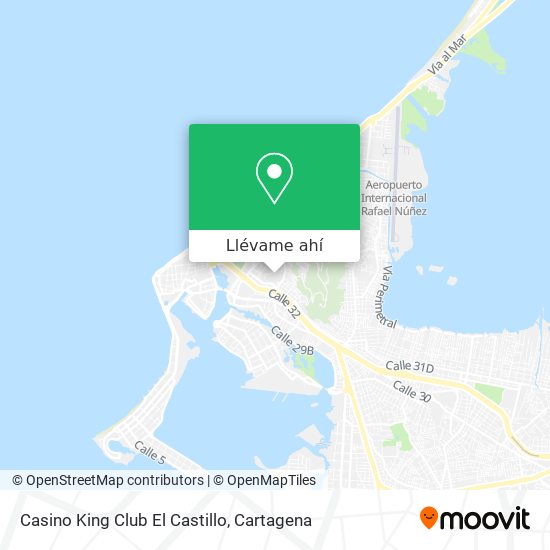 Mapa de Casino King Club El Castillo