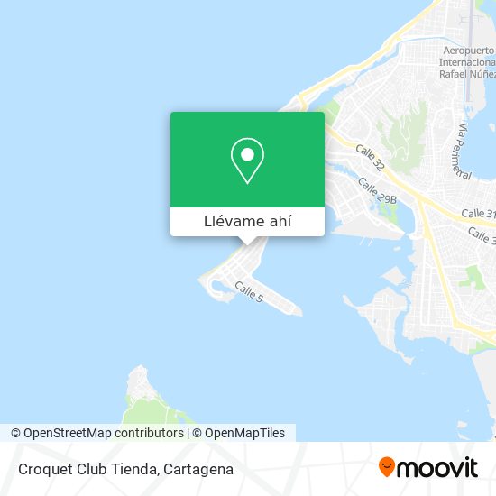 Mapa de Croquet Club Tienda