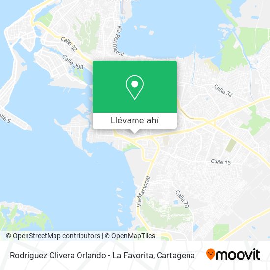 Mapa de Rodriguez Olivera Orlando - La Favorita