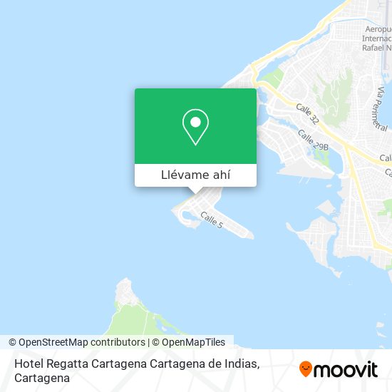 Mapa de Hotel Regatta Cartagena Cartagena de Indias