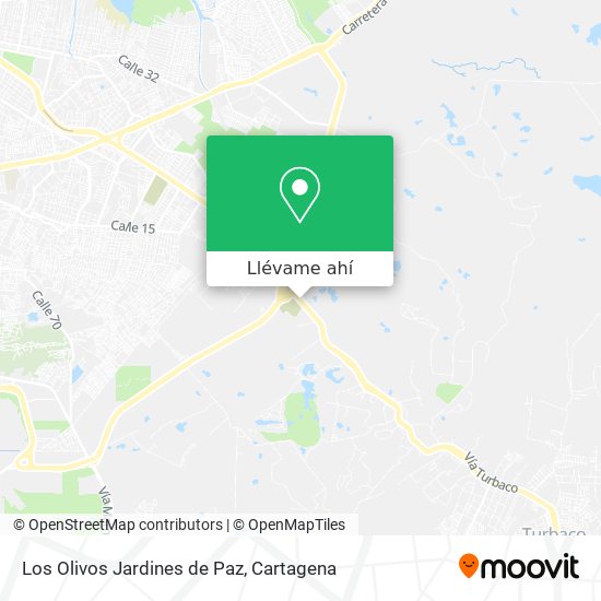 Mapa de Los Olivos Jardines de Paz