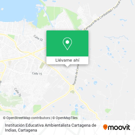 Mapa de Institución Educativa Ambientalista Cartagena de Indias