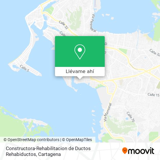 Mapa de Constructora-Rehabilitacion de Ductos Rehabiductos