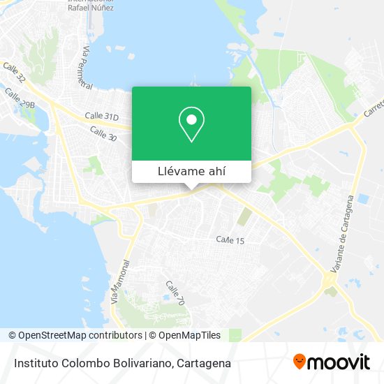Mapa de Instituto Colombo Bolivariano