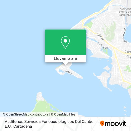 Mapa de Audífonos Servicios Fonoaudiológicos Del Caribe E.U.