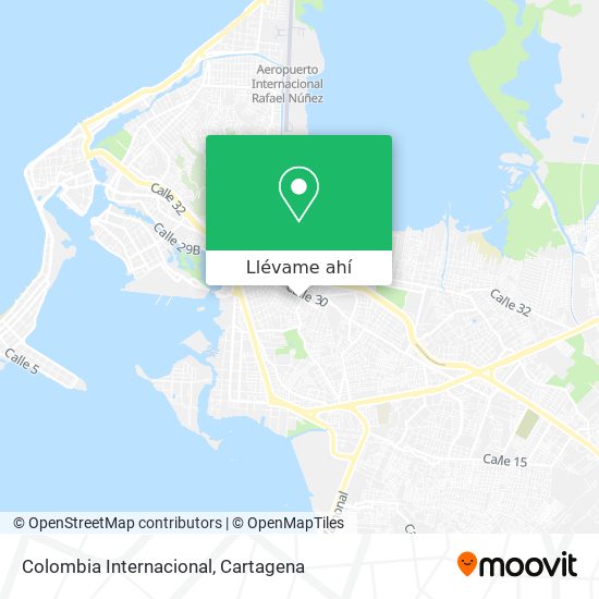 Mapa de Colombia Internacional