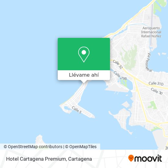 Mapa de Hotel Cartagena Premium