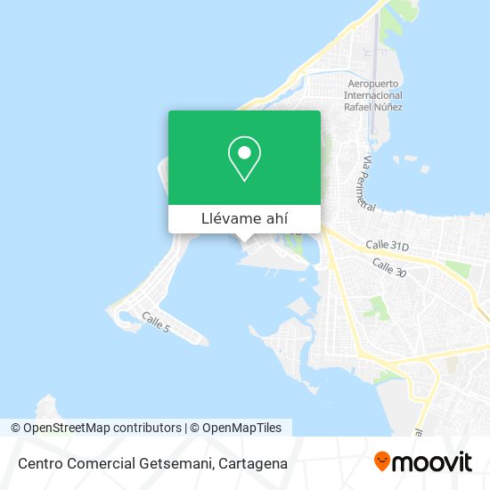 Mapa de Centro Comercial Getsemani