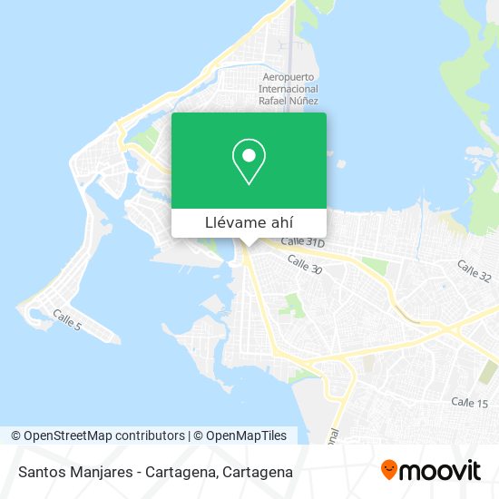 Mapa de Santos Manjares - Cartagena