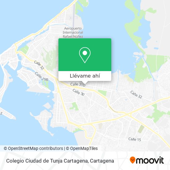 Mapa de Colegio Ciudad de Tunja Cartagena
