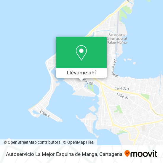 Mapa de Autoservicio La Mejor Esquina de Manga