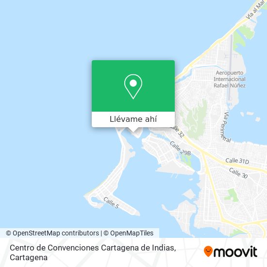 Mapa de Centro de Convenciones Cartagena de Indias