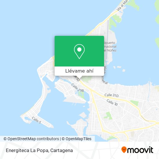 Mapa de Energiteca La Popa