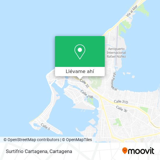 Mapa de Surtifrio Cartagena