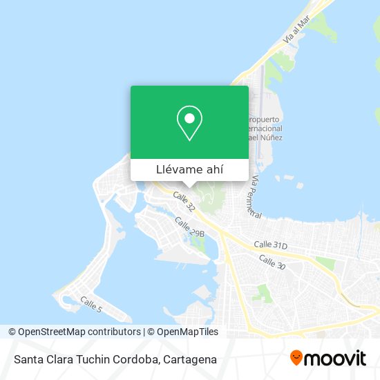 Mapa de Santa Clara Tuchin Cordoba